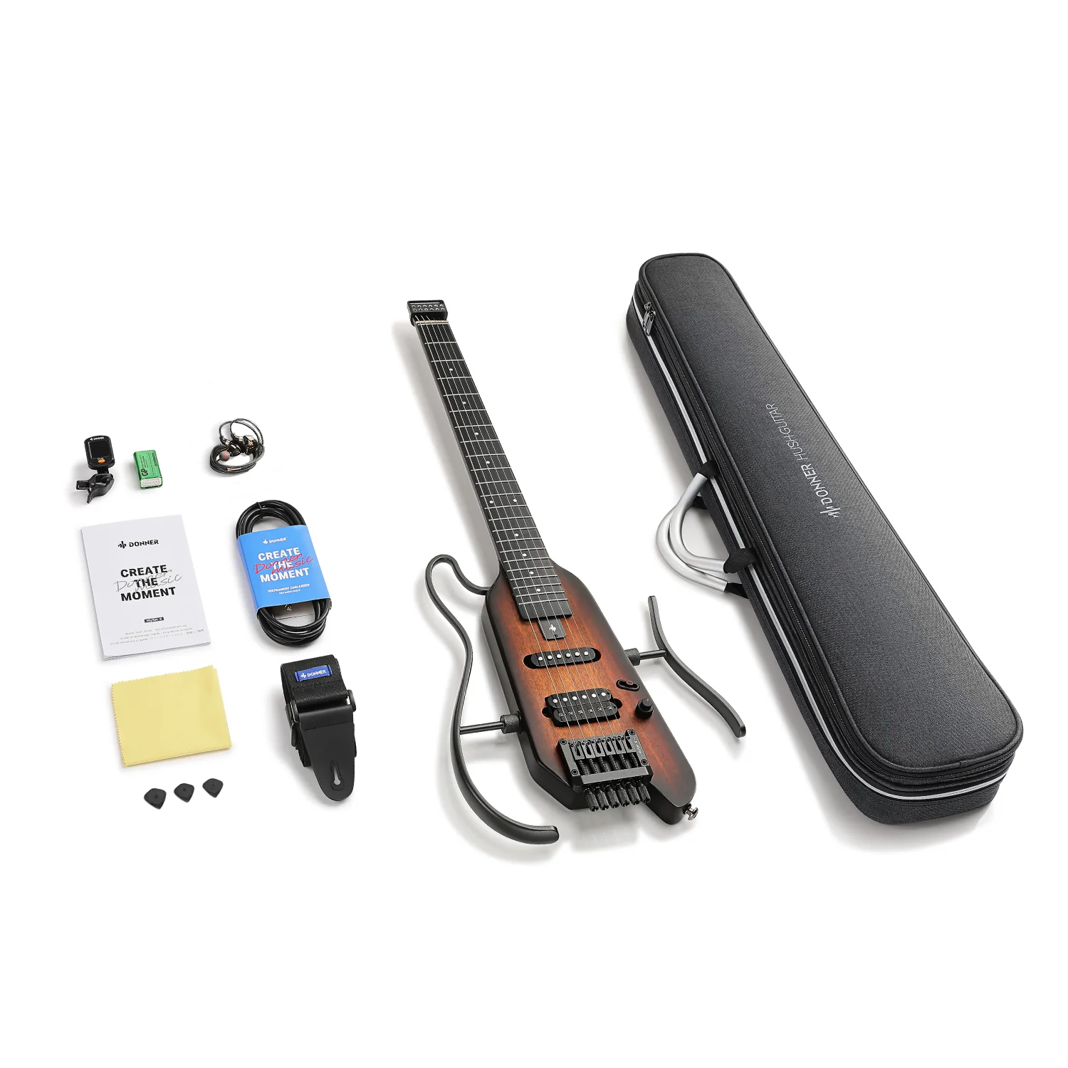 Donner HUSH™ X Kopflose Bauweise E‑Gitarre - Image 105