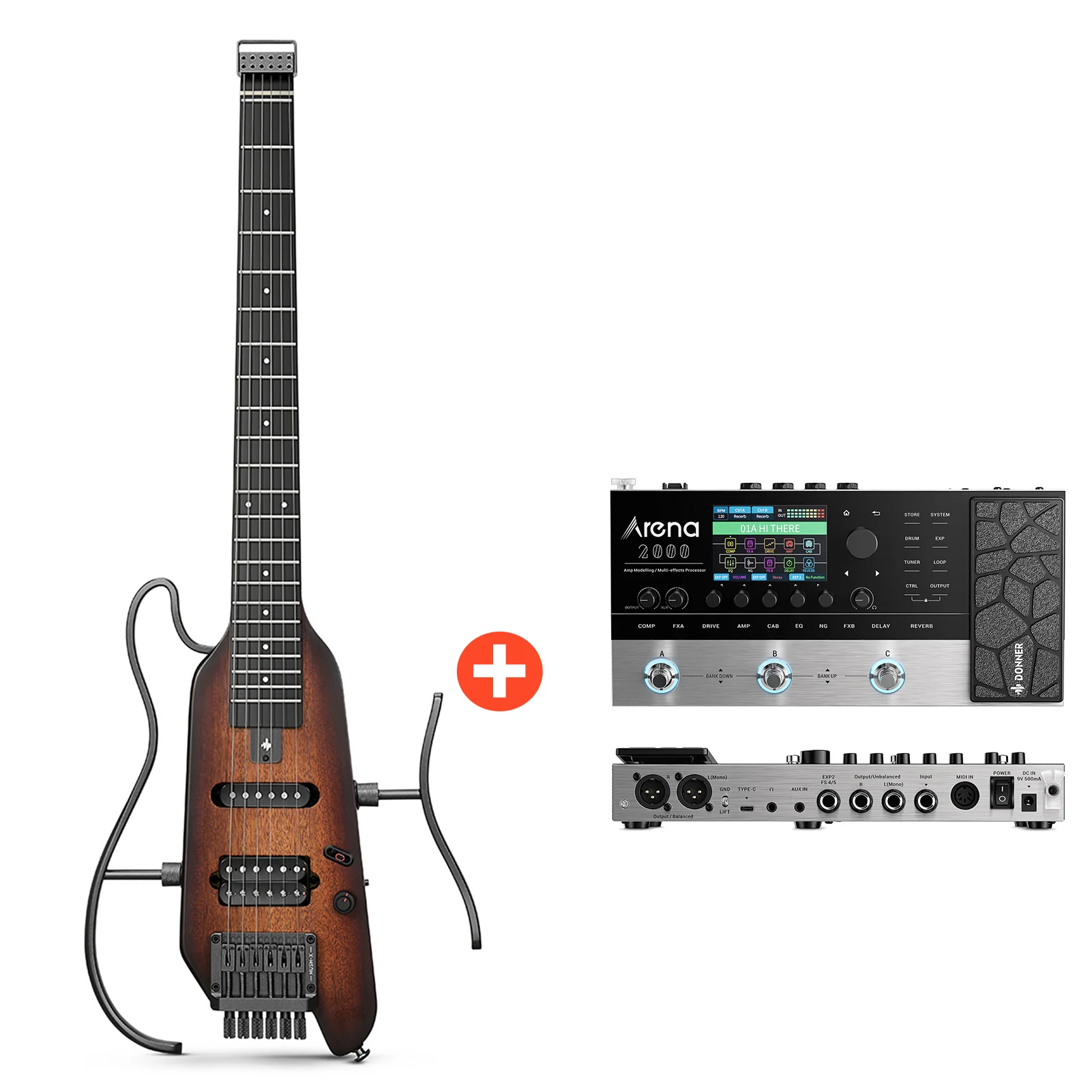 Donner HUSH™ X Kopflose Bauweise E‑Gitarre - Image 14