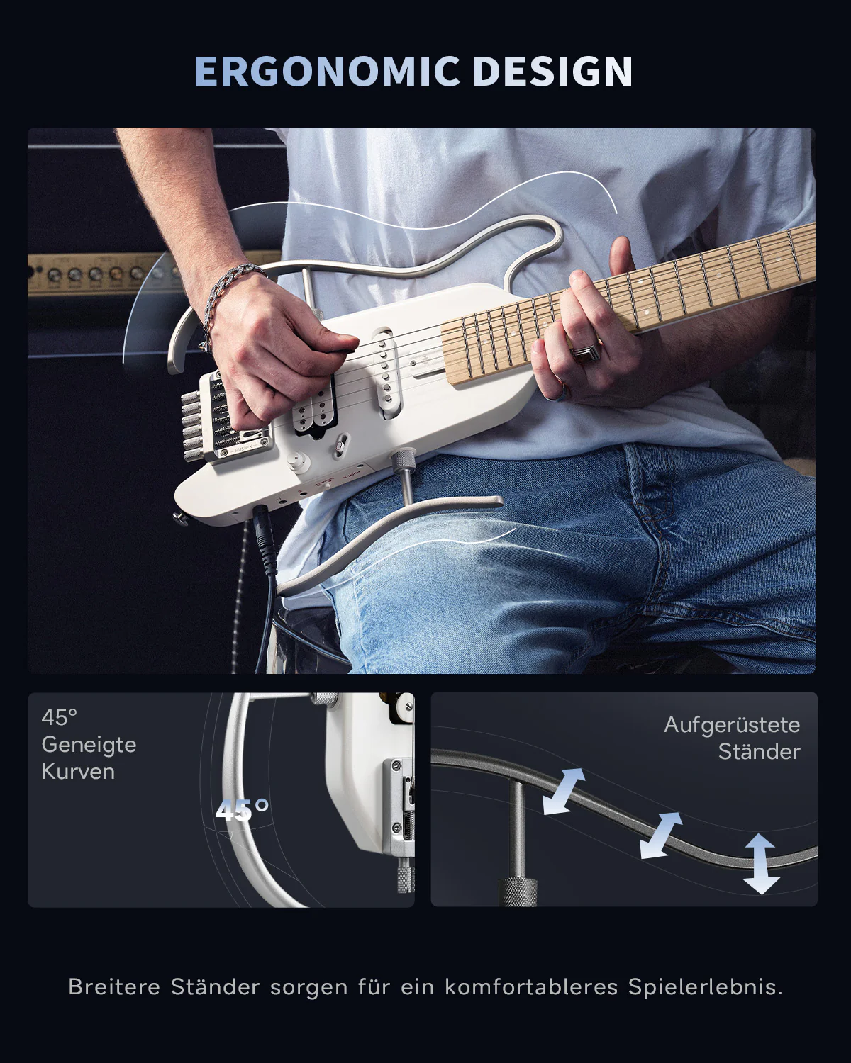 Donner HUSH™ X Kopflose Bauweise E‑Gitarre - Image 78