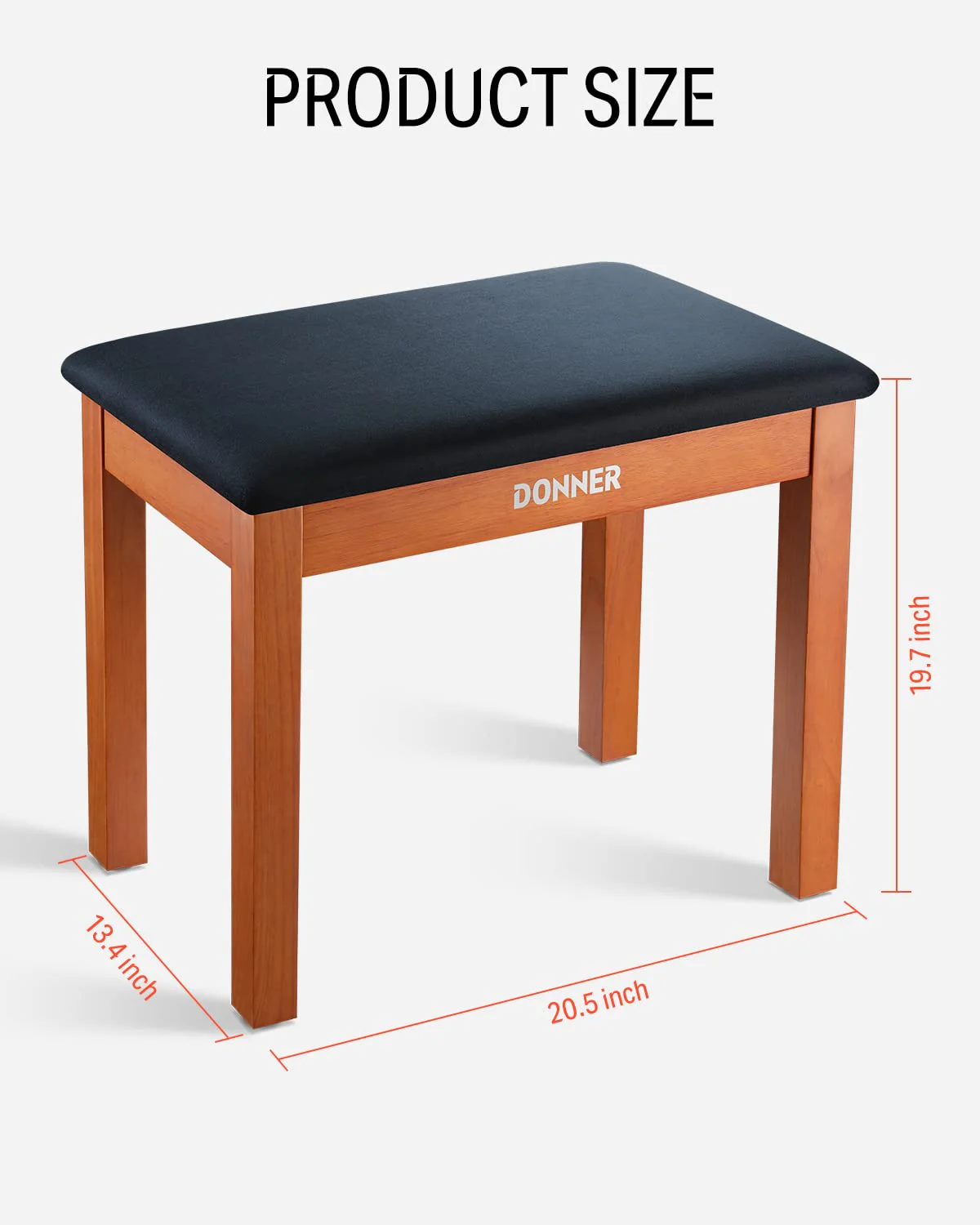 Donner DKB-10 Geräumige Klavierbank - Image 6
