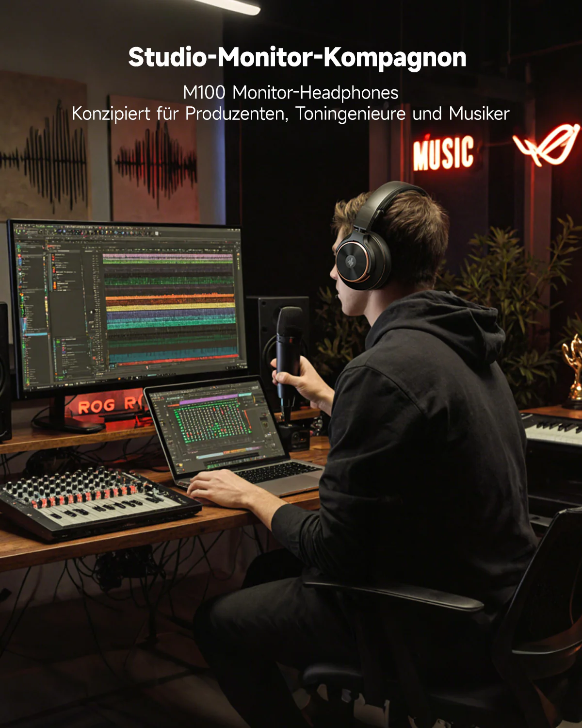 Donner M100 Studio-Monitor-Kopfhörer - Image 4