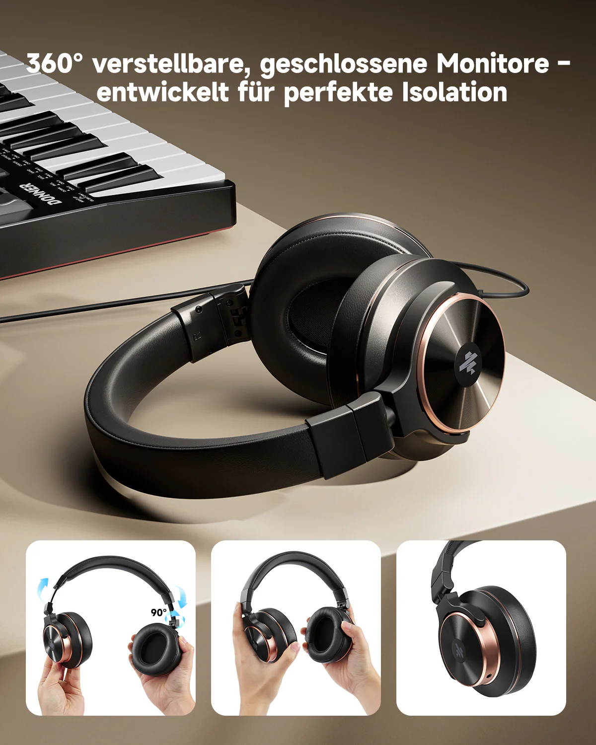 Donner M100 Studio-Monitor-Kopfhörer - Image 7