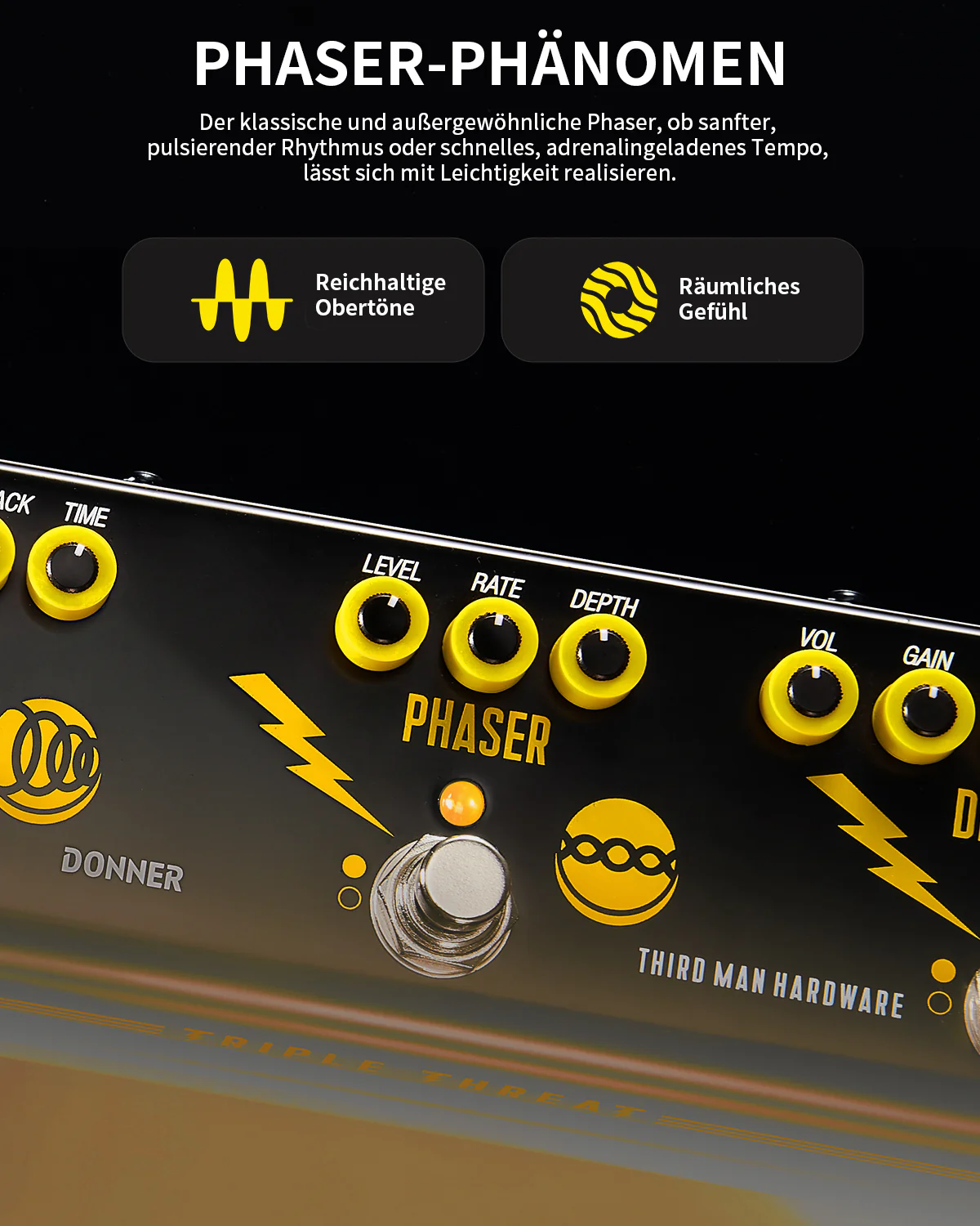 Donner Triple Threat Multieffekt-Pedal - Image 4
