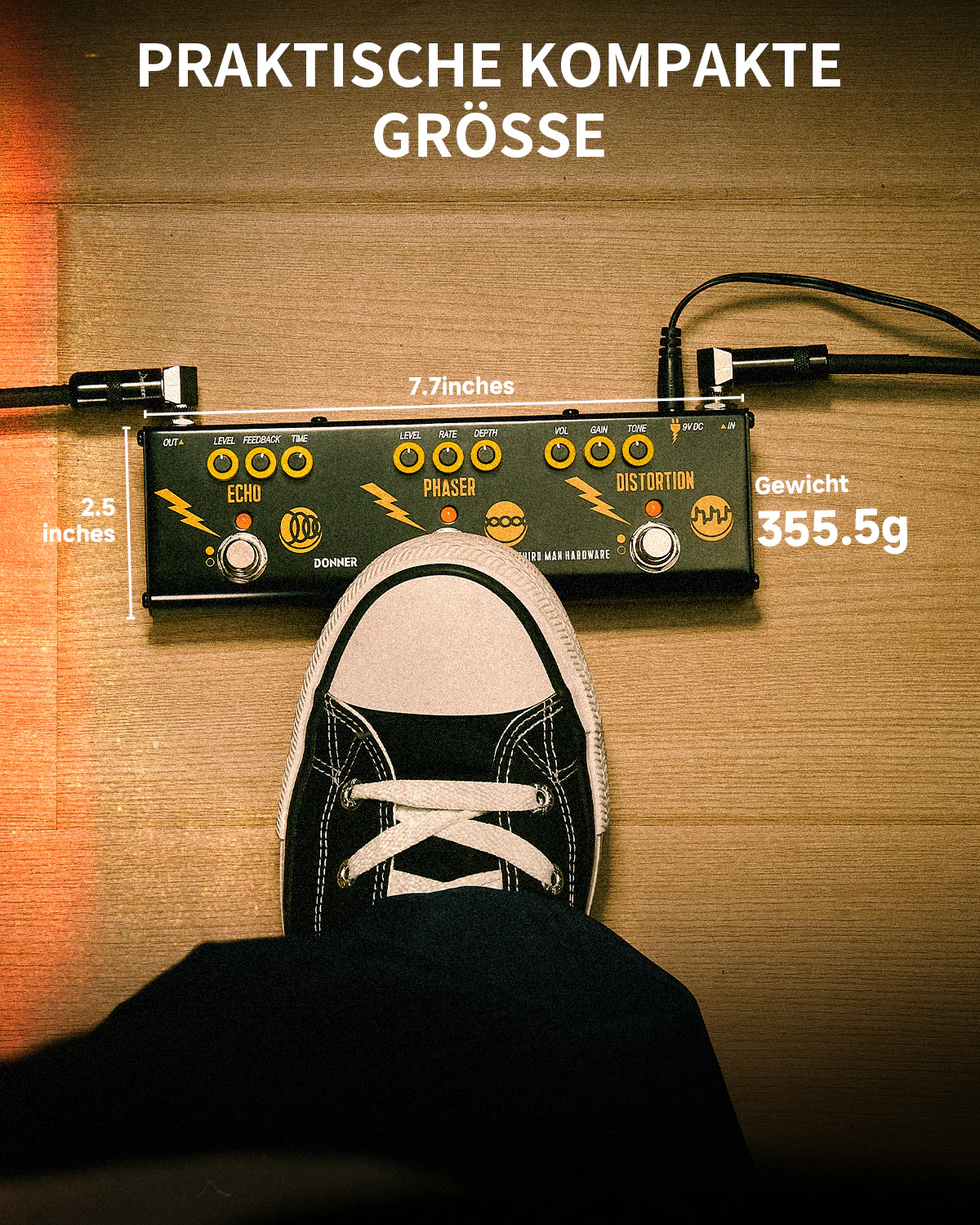 Donner Triple Threat Multieffekt-Pedal - Image 6
