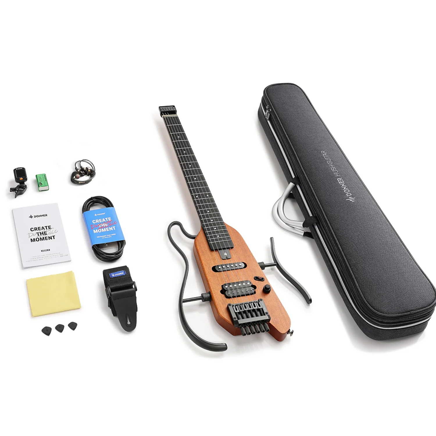 Donner HUSH™ X Kopflose Bauweise E‑Gitarre - Image 33