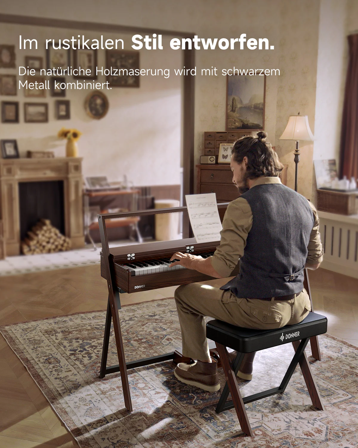 【Offene Kiste】Donner OURA™ R300 Haushalts Digital Piano - Image 22