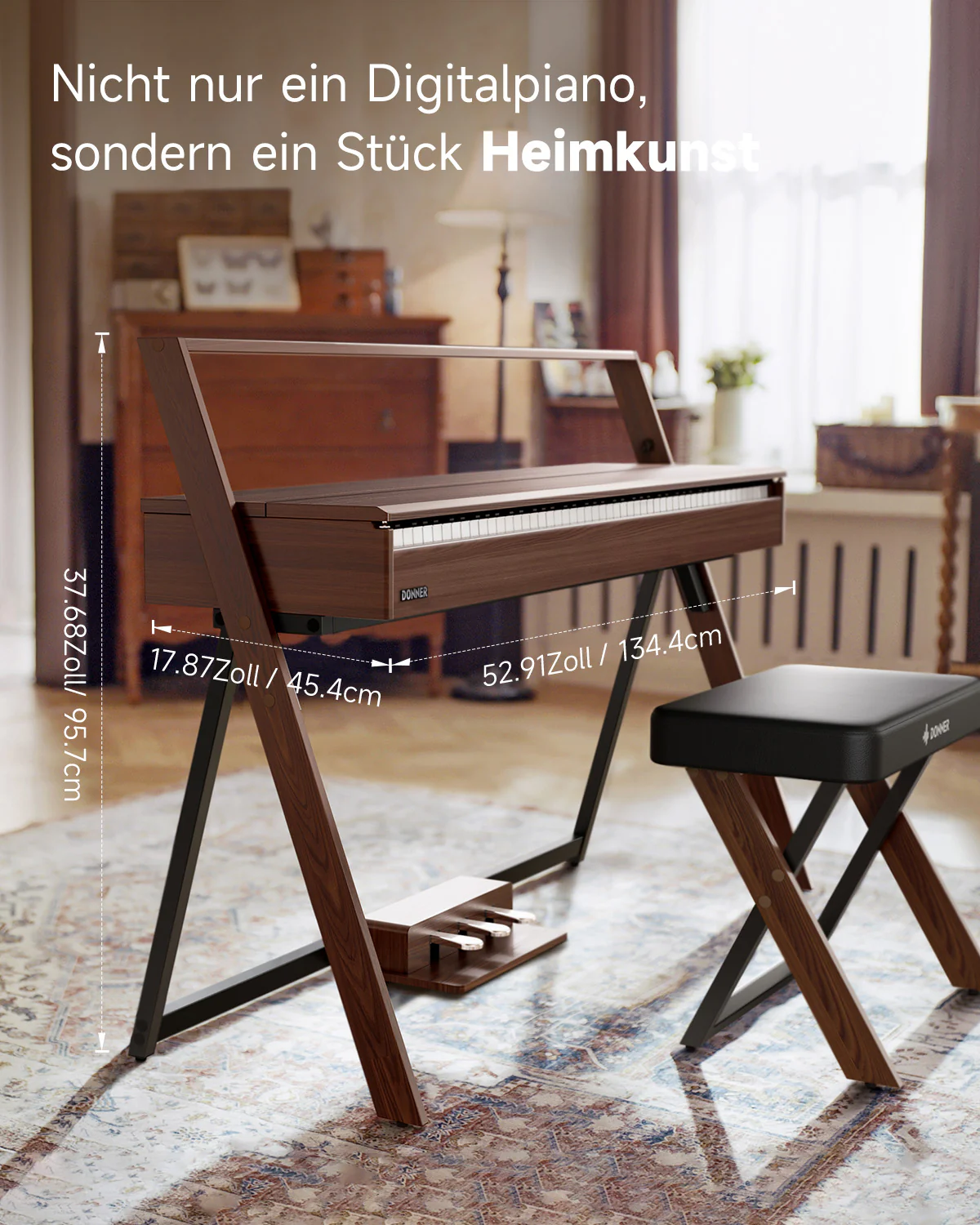 【Offene Kiste】Donner OURA™ R300 Haushalts Digital Piano - Image 27