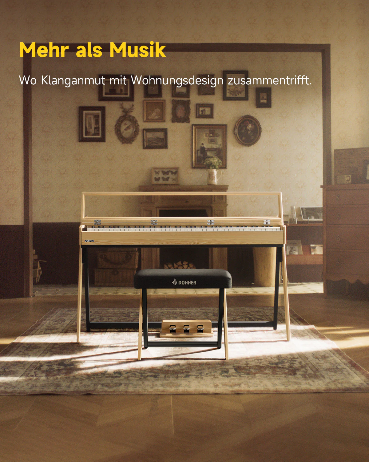 【Offene Kiste】Donner OURA™ R300 Haushalts Digital Piano - Image 6