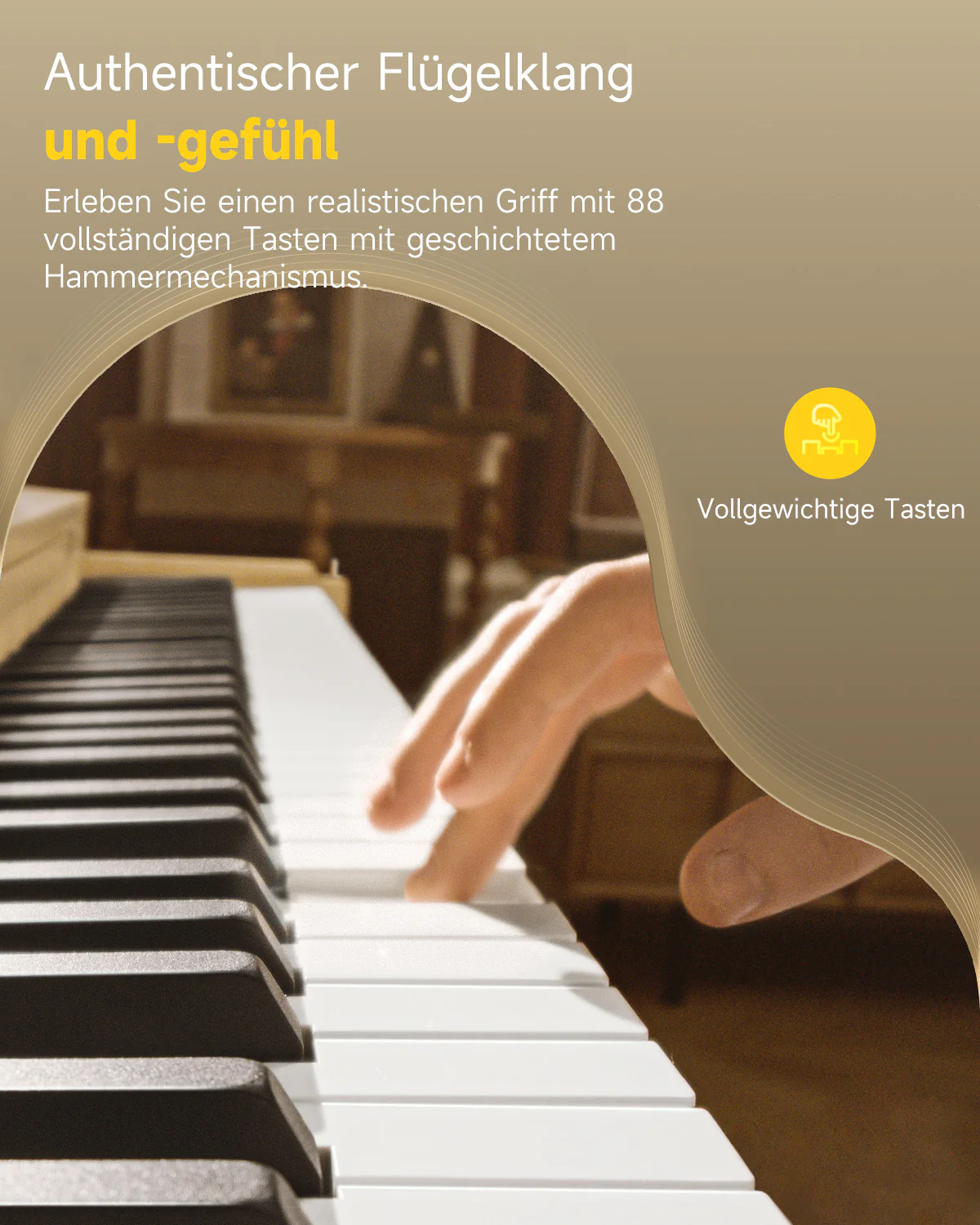 【Offene Kiste】Donner OURA™ R300 Haushalts Digital Piano - Image 9