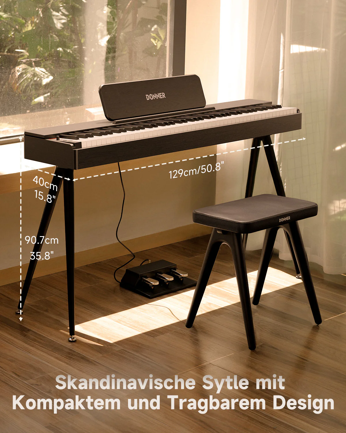 Donner OURA™ S100 Haushalts-Digital Piano - Image 14