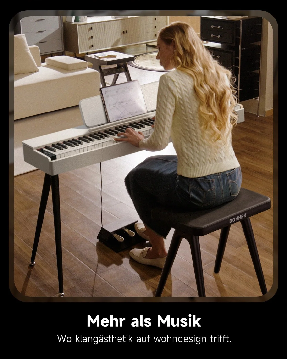 Donner OURA™ S100 Haushalts-Digital Piano - Image 52