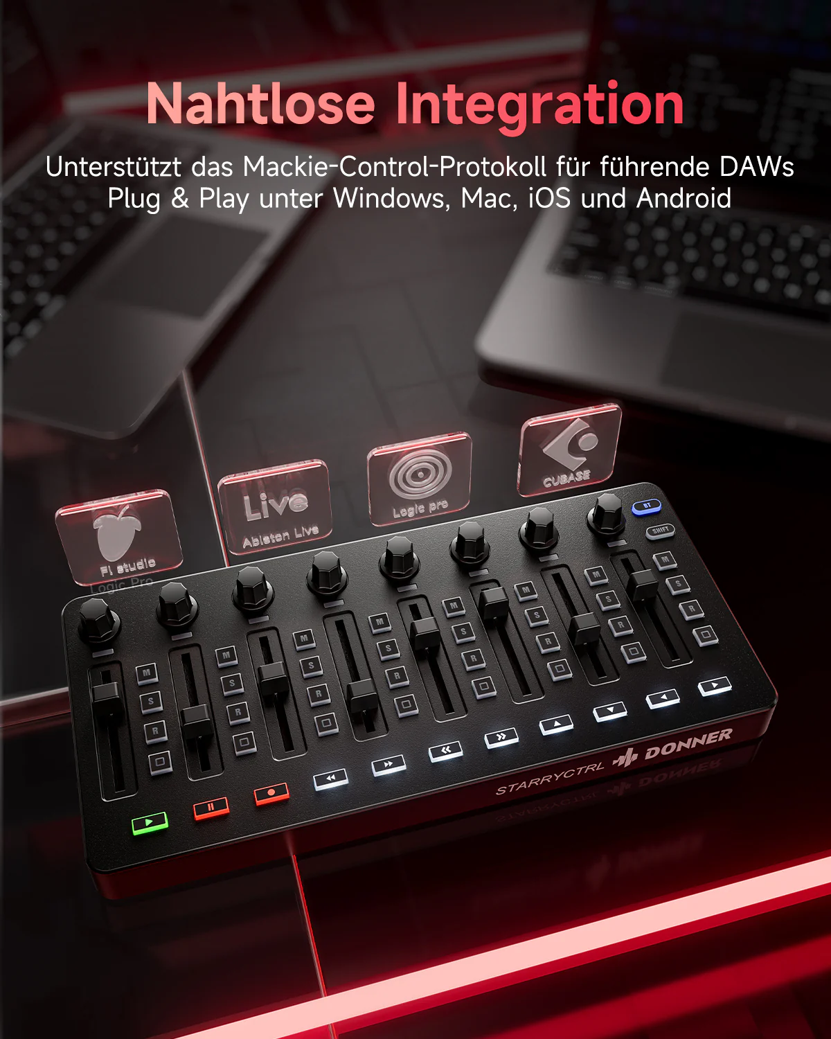 Donner Starrycrtl MIDI-Controller Schwarz - Image 4